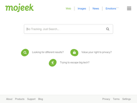 'mojeek.com' screenshot