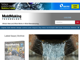 'moldmakingtechnology.com' screenshot