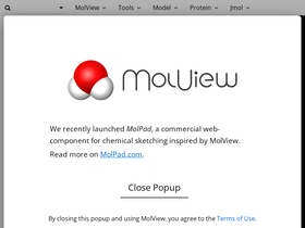'molview.org' screenshot