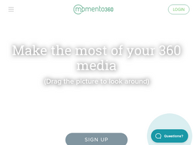 'momento360.com' screenshot