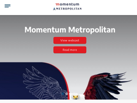 'momentummetropolitan.co.za' screenshot