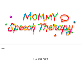 'mommyspeechtherapy.com' screenshot