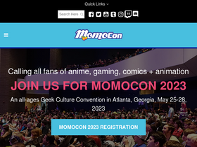 'momocon.com' screenshot