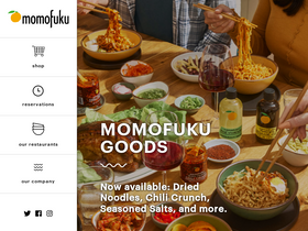 'momofuku.com' screenshot