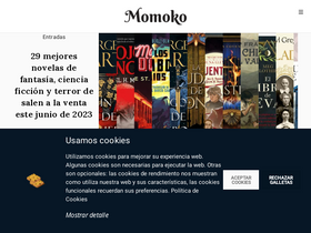 'momoko.es' screenshot