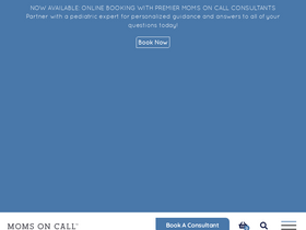 'momsoncall.com' screenshot
