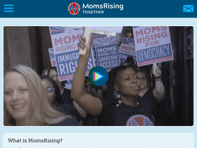 'momsrising.org' screenshot