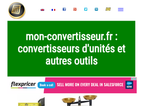 'mon-convertisseur.fr' screenshot