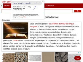 'mon-poeme.fr' screenshot