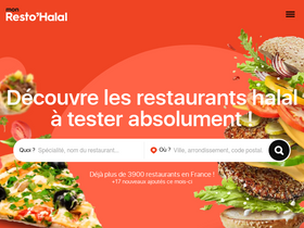 'mon-resto-halal.com' screenshot
