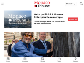 'monaco-tribune.com' screenshot