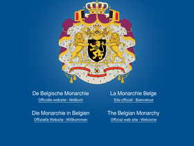 'monarchie.be' screenshot