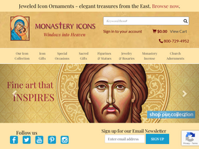 'monasteryicons.com' screenshot