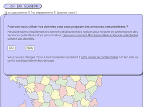 'monbeauvillage.fr' screenshot
