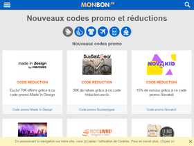 'monbon.fr' screenshot