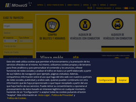 'monbus.es' screenshot