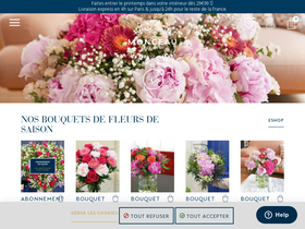 'monceaufleurs.com' screenshot