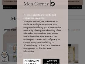 'moncornerb.com' screenshot