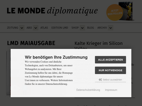 'monde-diplomatique.de' screenshot