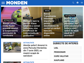 'monden.ro' screenshot