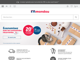 'mondou.com' screenshot