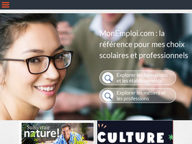 'monemploi.com' screenshot