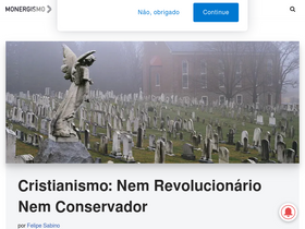 'monergismo.com' screenshot