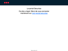 'monespacesecuritas.fr' screenshot