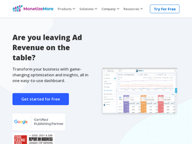 'monetizemore.com' screenshot