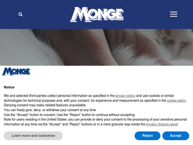 'monge.it' screenshot