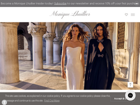 'moniquelhuillier.com' screenshot