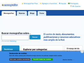 'monografias.com' screenshot