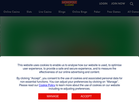 'monopolycasino.com' screenshot
