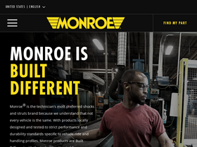 'monroe.com' screenshot