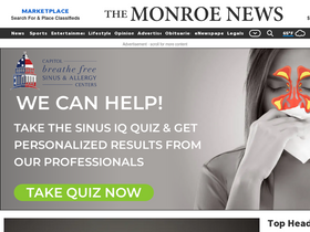 'monroenews.com' screenshot