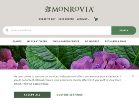 'monrovia.com' screenshot