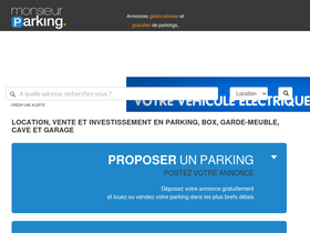 'monsieurparking.com' screenshot