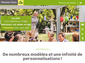 'monsieurstore.com' screenshot