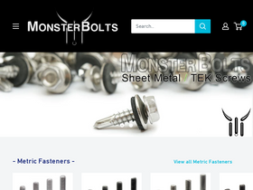 'monsterbolts.com' screenshot