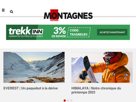 'montagnes-magazine.com' screenshot