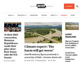 'montanafreepress.org' screenshot