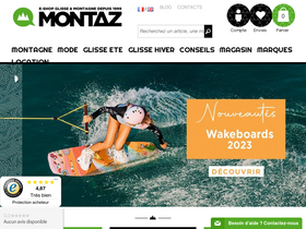 'montaz.com' screenshot