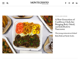 'montecristomagazine.com' screenshot
