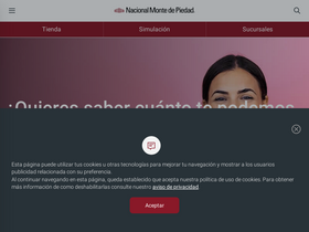 'montepiedad.com.mx' screenshot