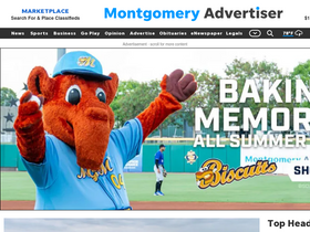 'montgomeryadvertiser.com' screenshot