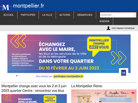 'montpellier.fr' screenshot