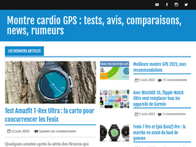 'montre-cardio-gps.fr' screenshot