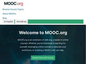 'mooc.org' screenshot