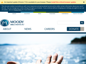 'moodybible.org' screenshot
