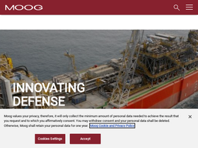 'moog.com' screenshot